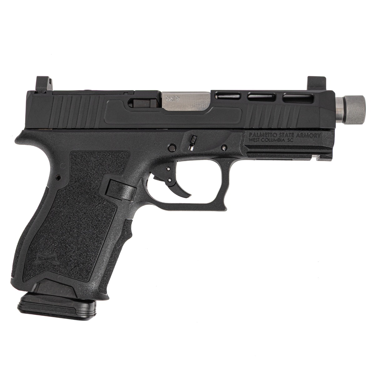 PSA Dagger Compact 9mm Pistol With SW2 Extreme Carry Cut RMR Slide & Stainless Threaded Barrel, Black