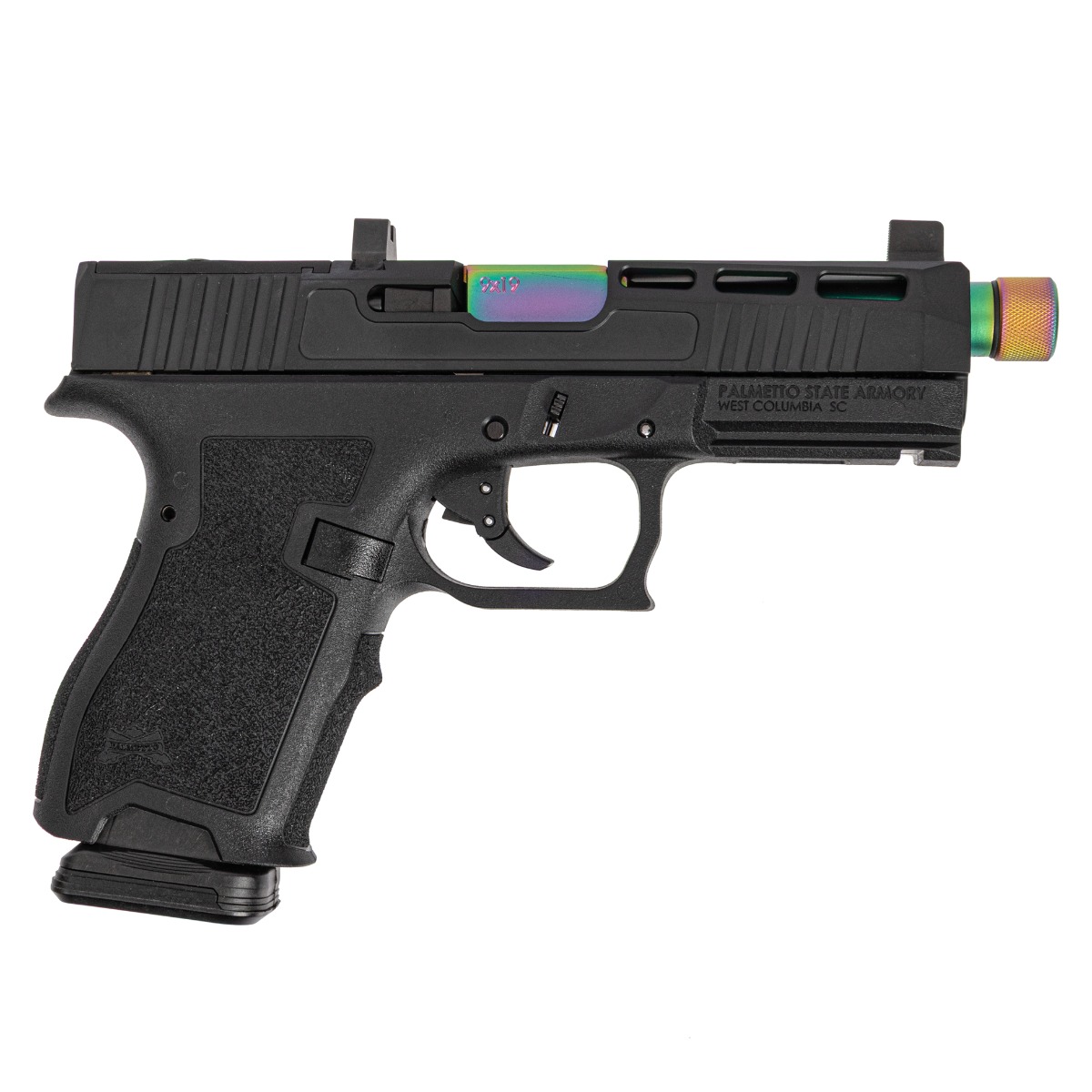 PSA Dagger Compact 9mm Pistol With SW2 Extreme Carry Cut RMR Slide & Chameleon Threaded Barrel, Black