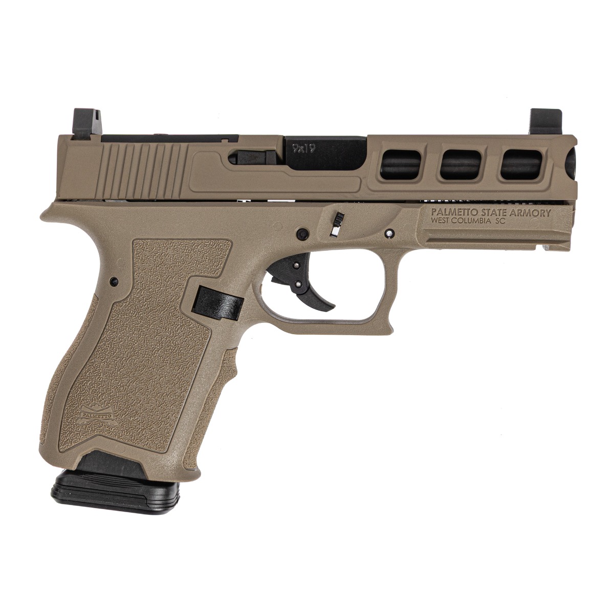 PSA Dagger Compact SW3 RMR Pistol With Non Threaded Barrel, FDE