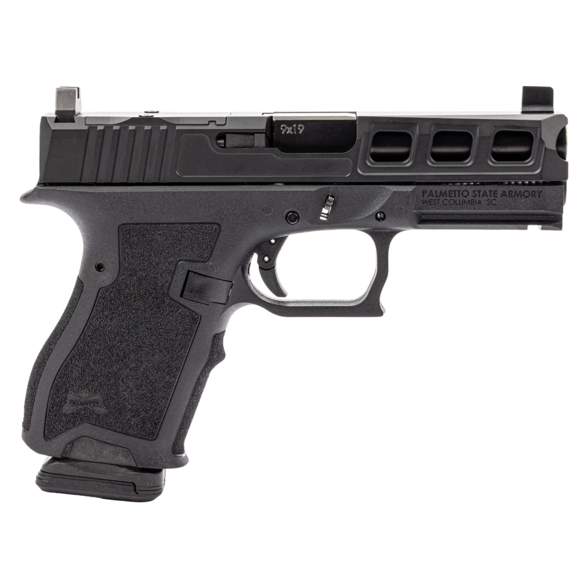 Palmetto State Armory PSA Dagger Compact SW3 RMR Pistol With Non Threaded Barrel, Black