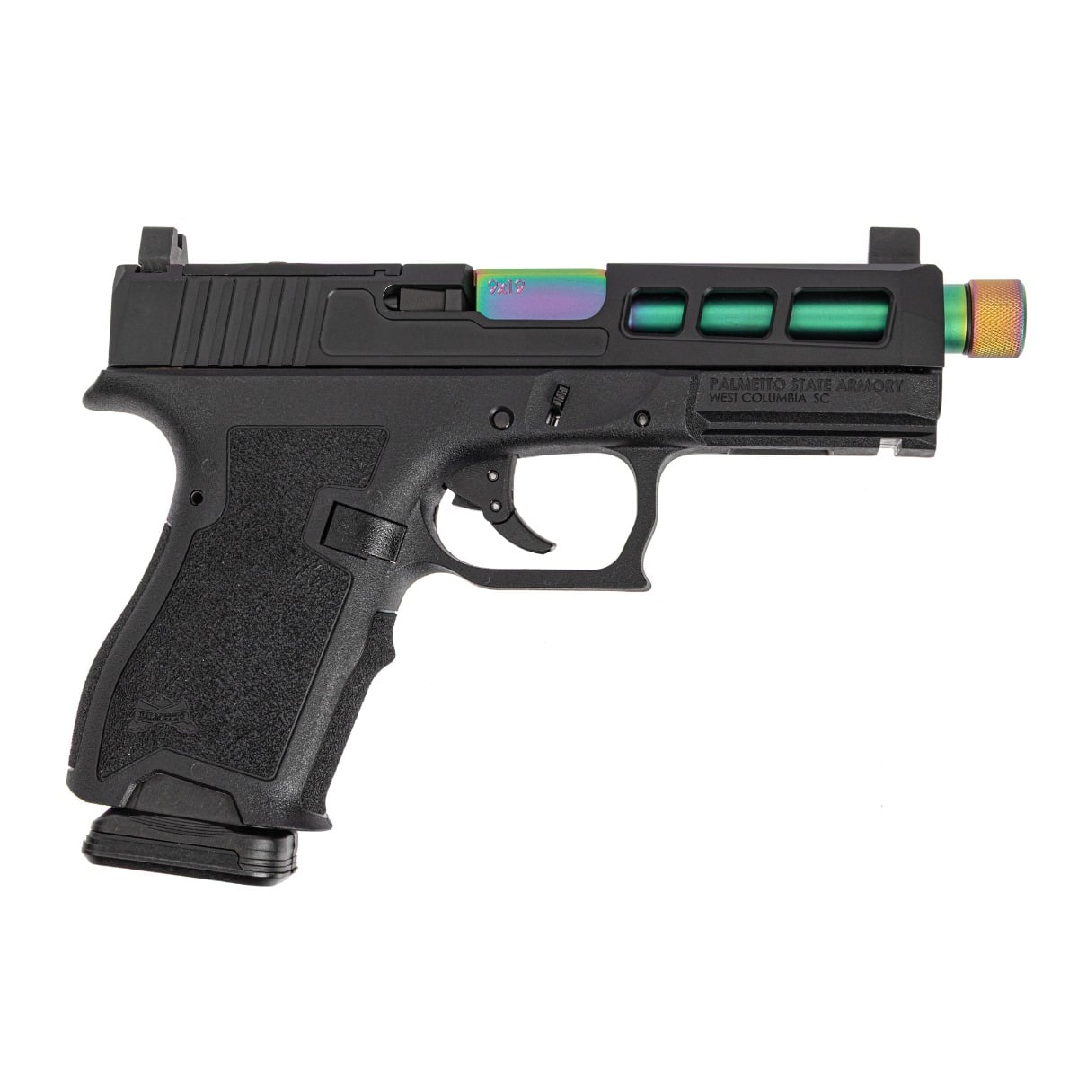 PSA Dagger Compact SW3 RMR Pistol With Chameleon Threaded Barrel, Black