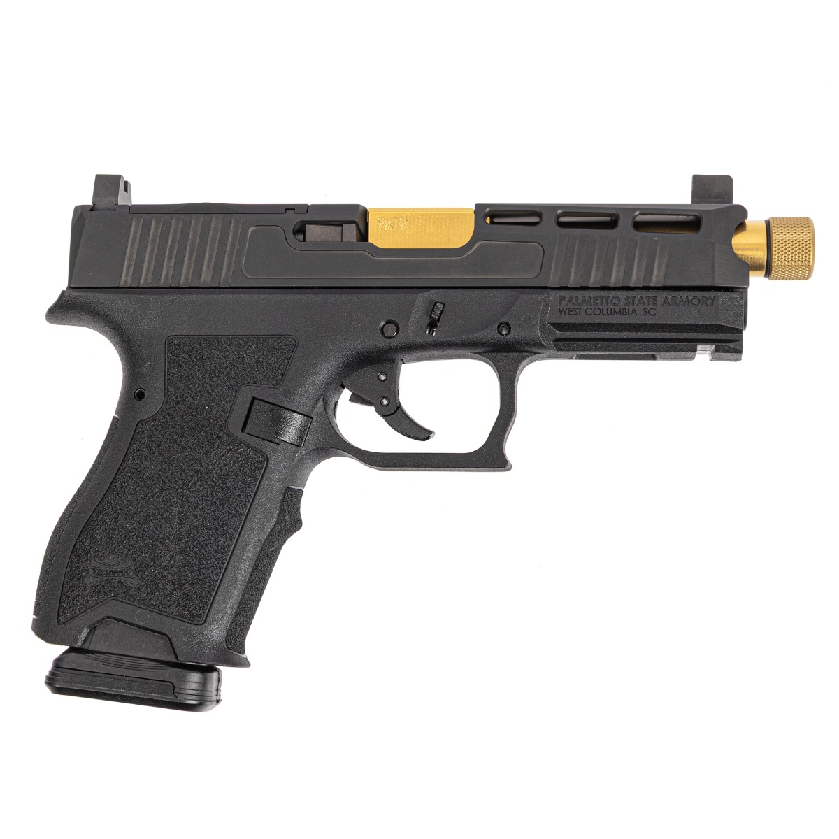 PSA Dagger Compact SW4 RMR Pistol With TiN Threaded Barrel, Black