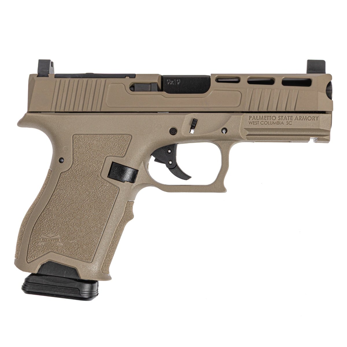 PSA Dagger Compact 9mm Pistol With SW4 Extreme Carry Cut RMR Slide & Non Threaded Barrel, Flat Dark Earth