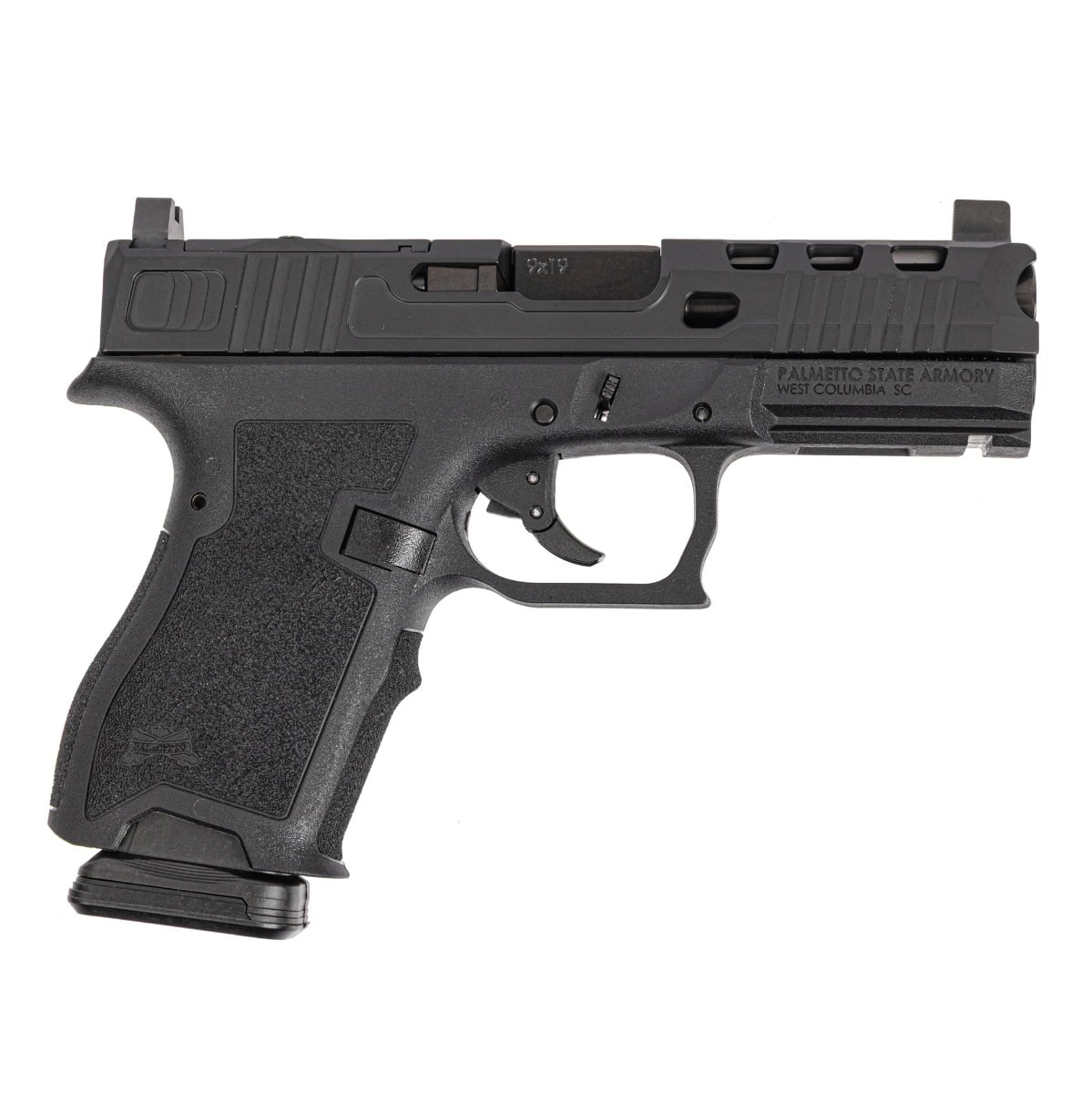 PSA Dagger Compact 9mm Pistol With SWRV2 RMR Slide & Non Threaded Barrel, Black
