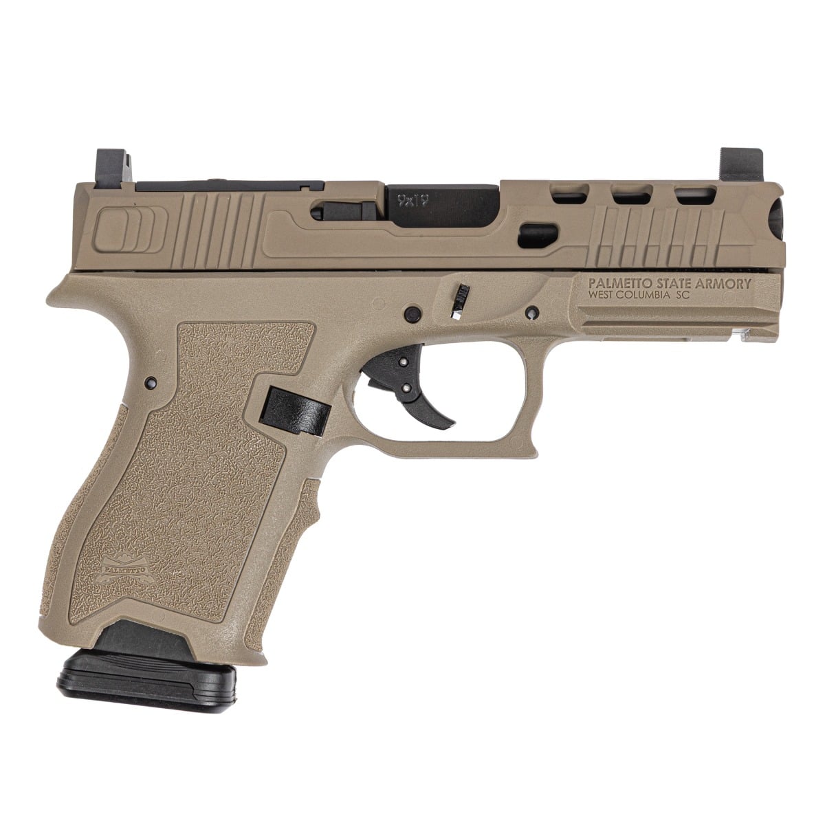 PSA Dagger Compact 9mm Pistol With SWRV2 RMR Slide & Non-Threaded Barrel, Flat Dark Earth