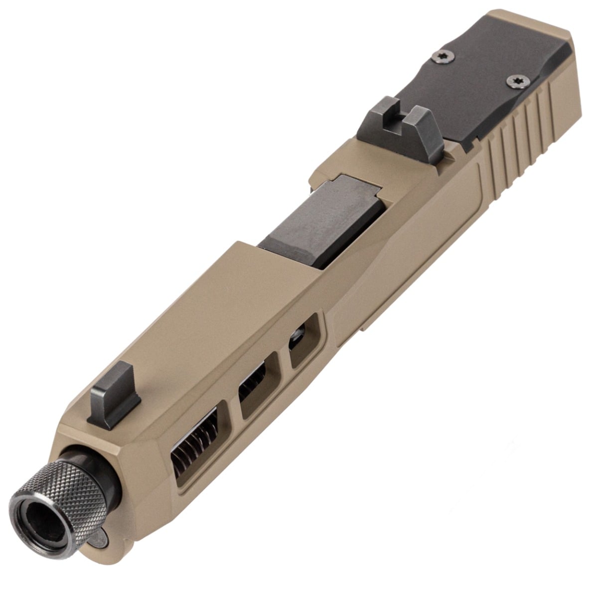 Palmetto State Armory PSA Dagger Complete SW1 RMR Slide Assembly With Threaded Barrel, Flat Dark Earth