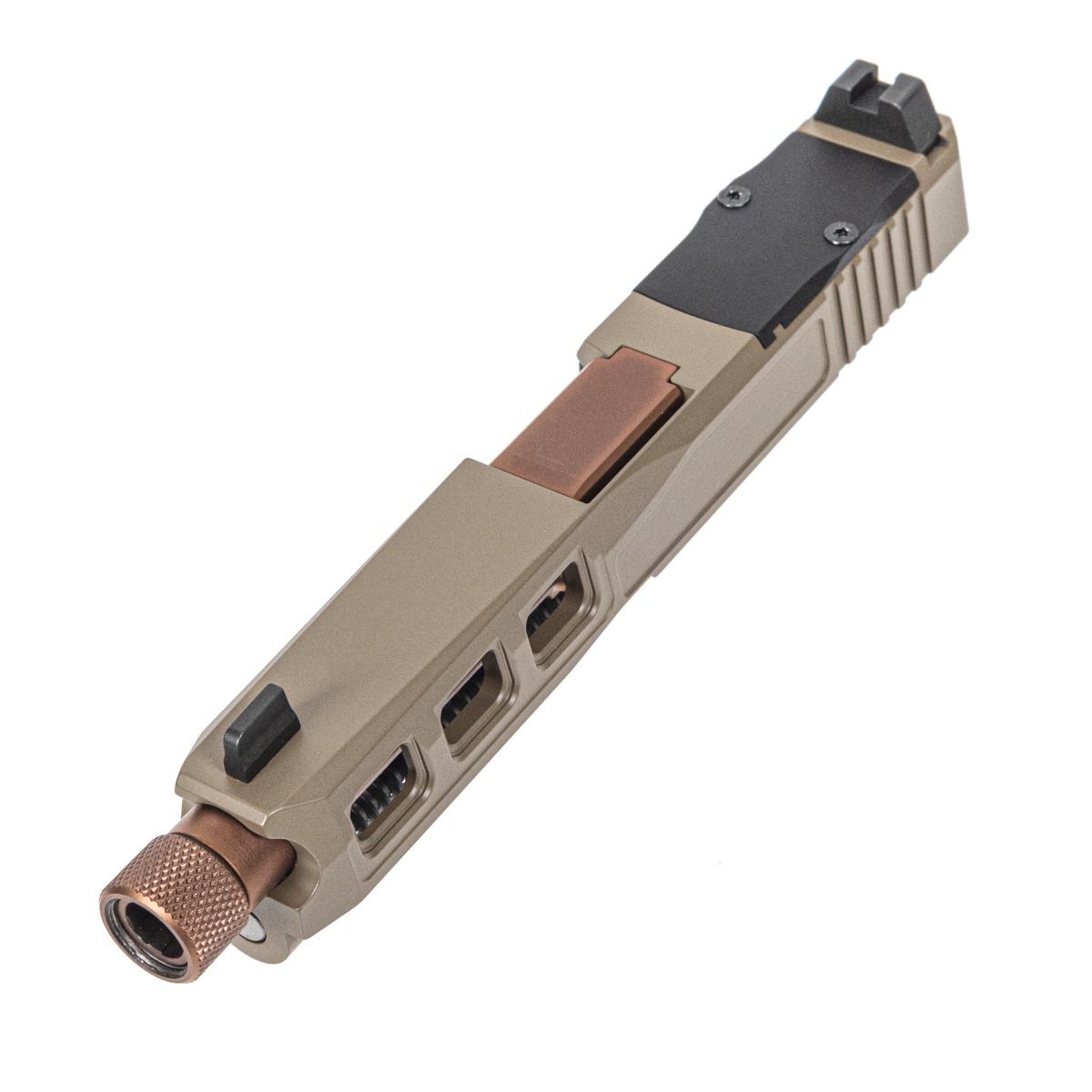 PSA Dagger Complete SW3 Doctor Slide With Copper Threaded Barrel, FDE - Palmetto State Armory
