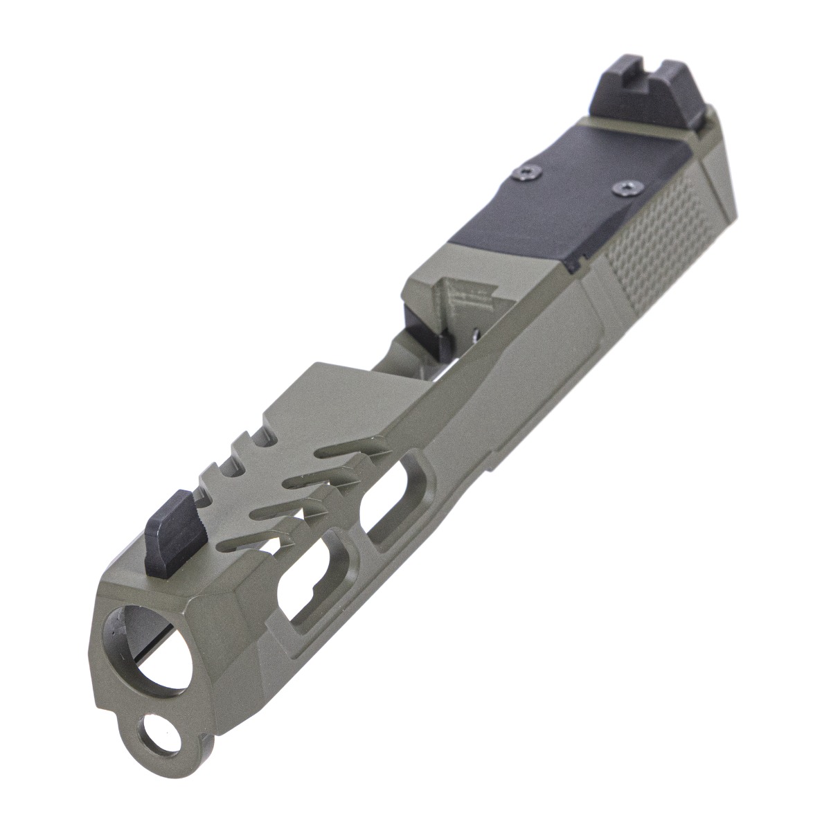 PSA Dagger Complete SW6 RMR Slide Assembly, Sniper Green