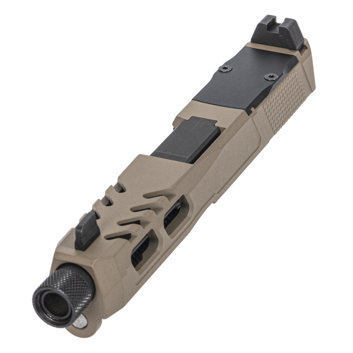 PSA Dagger Complete SW6 RMR Slide Assembly With Threaded Barrel, Flat Dark Earth - Palmetto State Armory