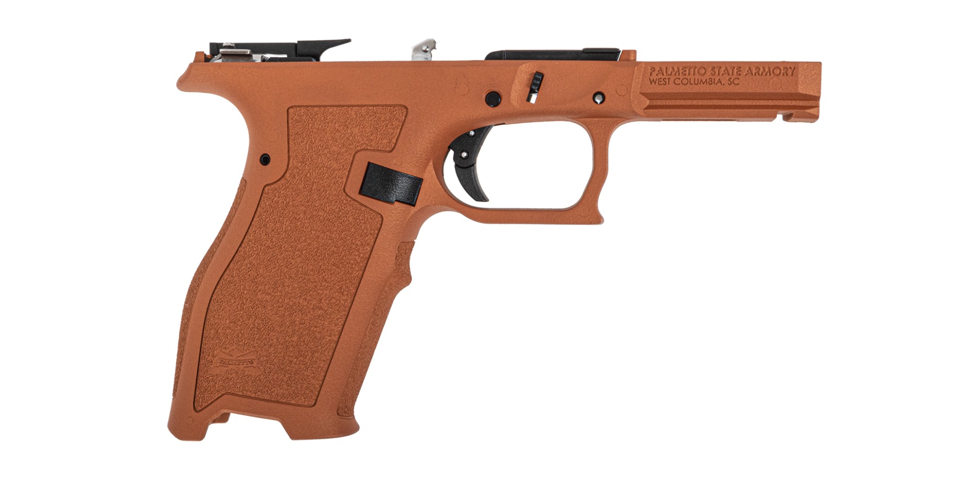 PSA Full Size - S Complete Polymer Frame, Burnt Orange - Palmetto State Armory