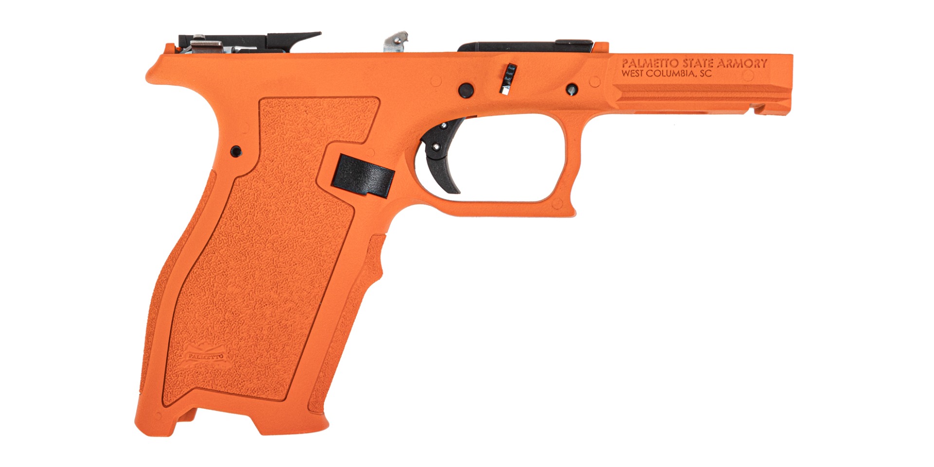 PSA Full Size - S Complete Polymer Frame, Bright Orange - Palmetto State Armory