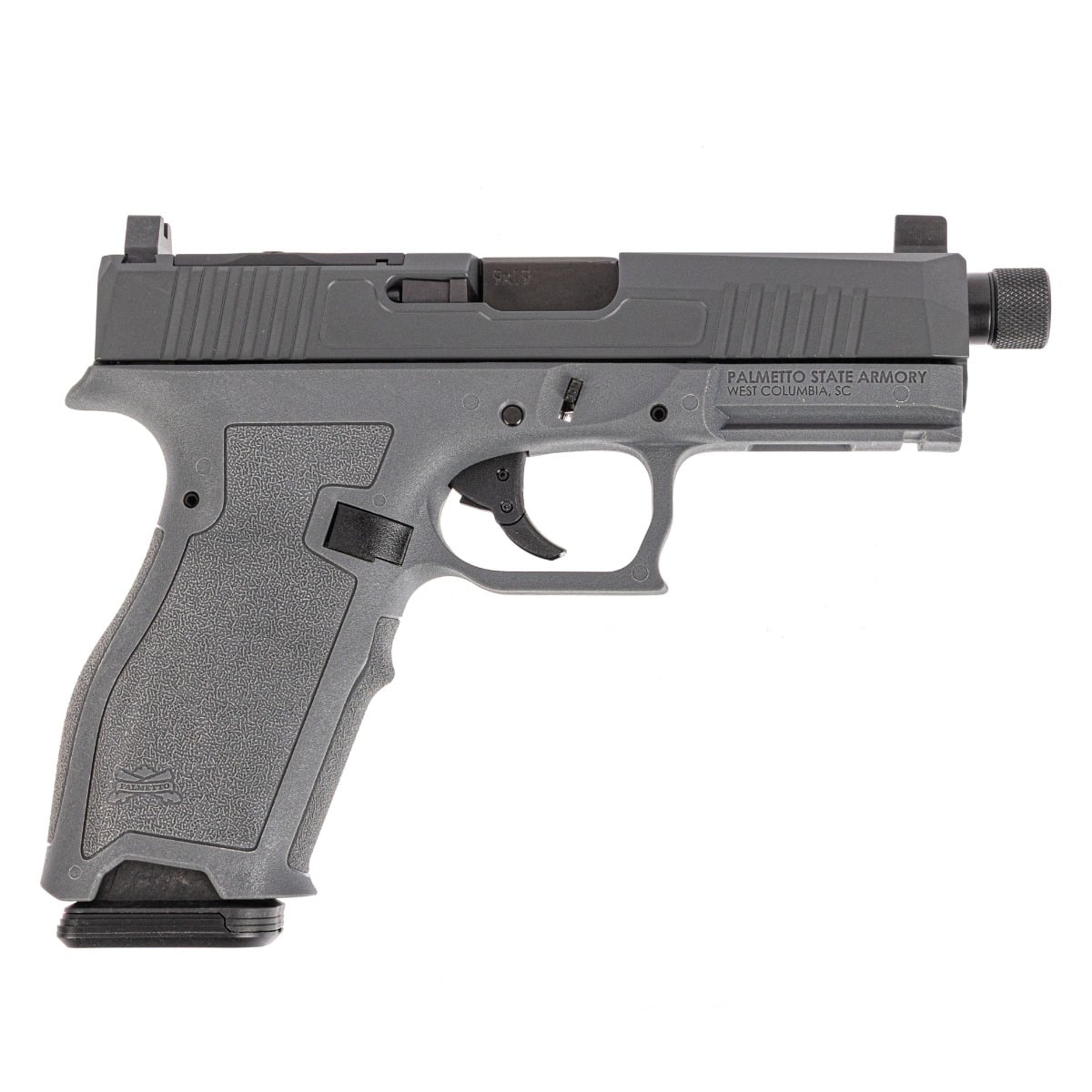 PSA Dagger Full Size - S 9mm Pistol With Extreme Carry Cut Dr Slide & Threaded Barrel, Gray - Palmetto State Armory