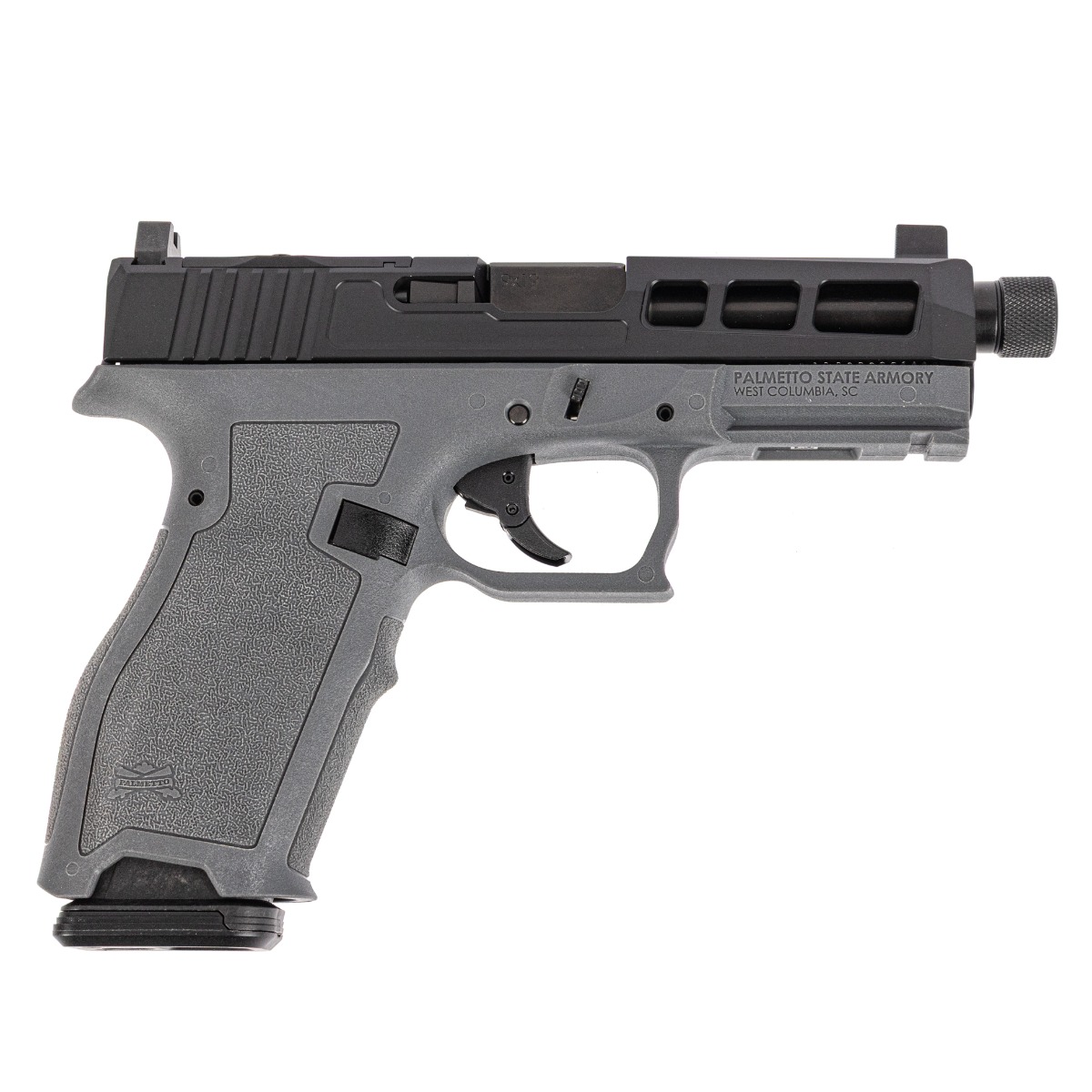 PSA Dagger Full Size - S 9mm, Pistol with SW1 RMR Slide & Threaded Barrel, Two Tone Gray - Palmetto State Armory