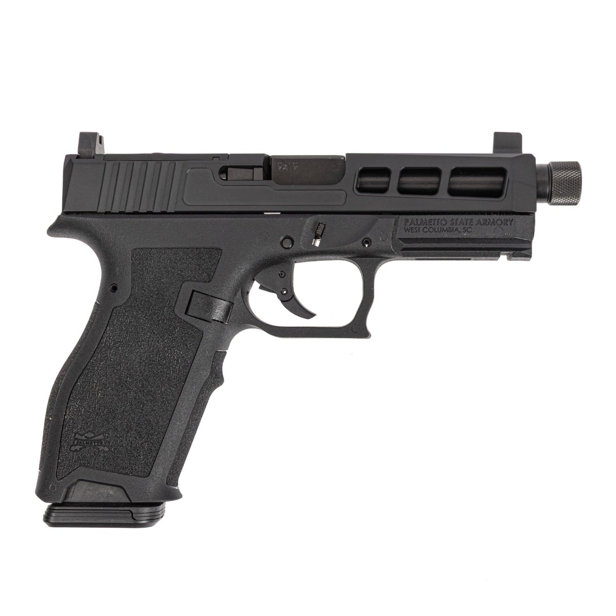 PSA Dagger Full Size - S 9mm SW1 RMR Pistol With Threaded Barrel, Black