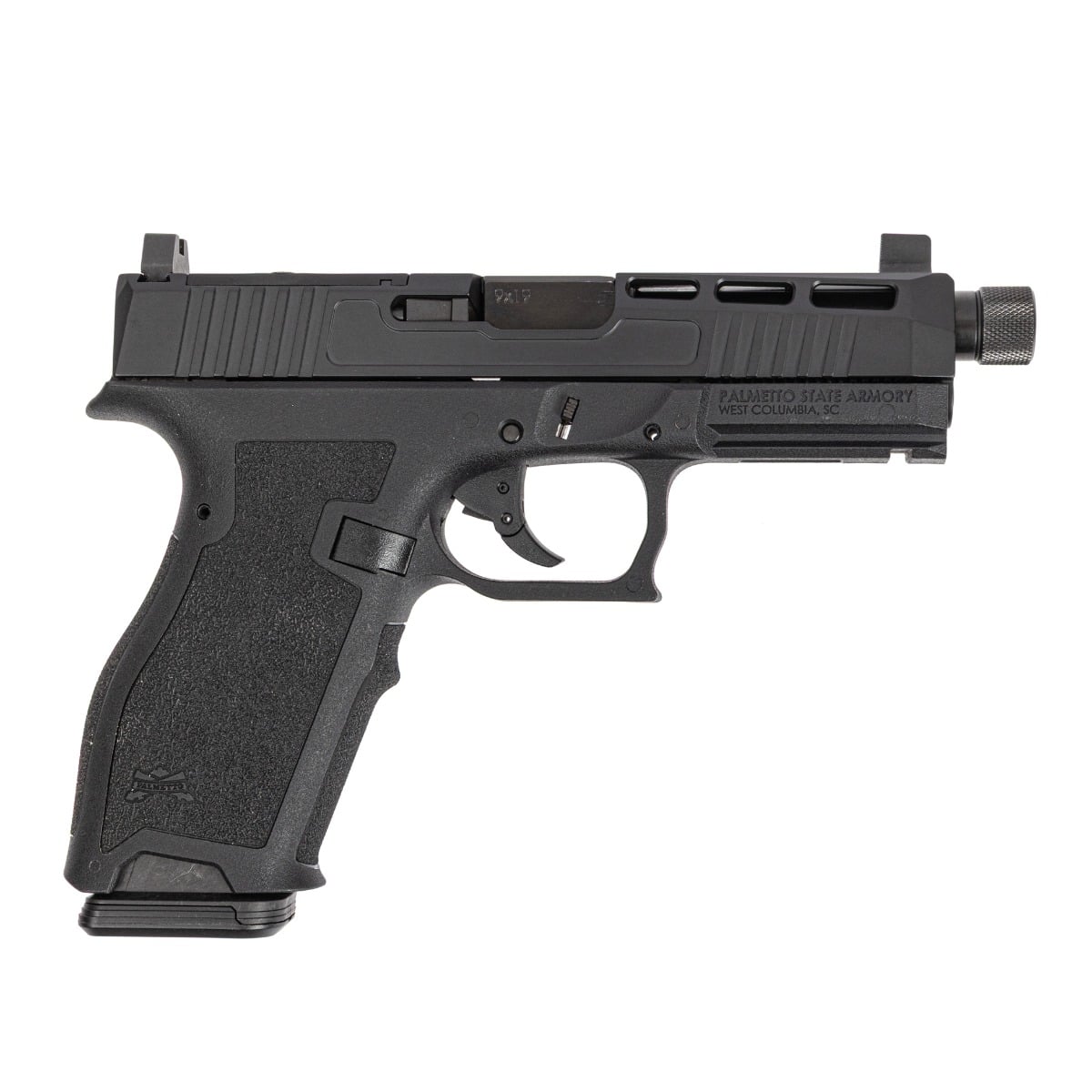 PSA Dagger Full Size - S 9mm SW2 RMR Pistol With Threaded Barrel, Black