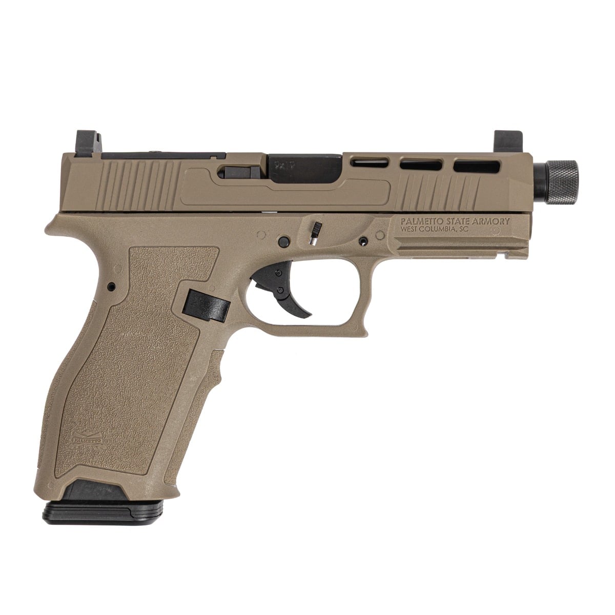 PSA Dagger Full Size - S 9mm SW2 RMR Pistol With Threaded Barrel, Flat Dark Earth