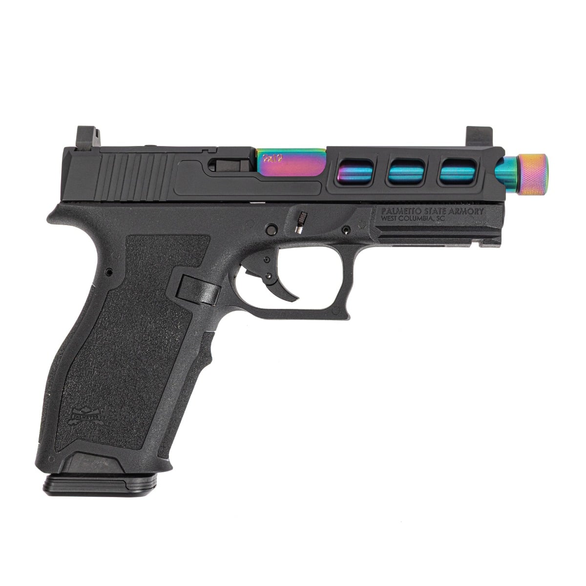 PSA Dagger Full Size - S 9mm SW3 RMR Pistol With Chameleon Threaded Barrel, Black