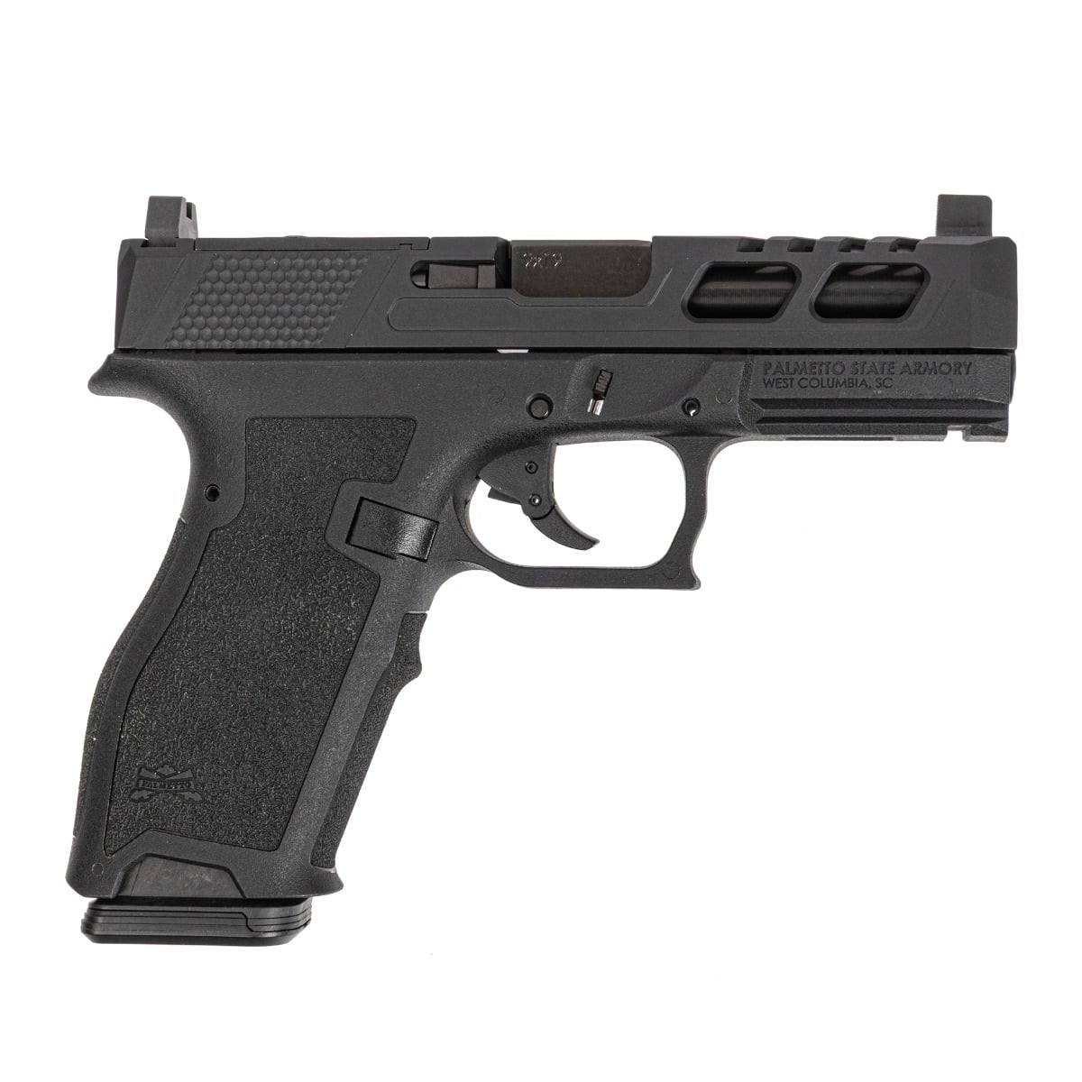 PSA Dagger Full Size - S 9mm SW6 RMR Pistol With Non Threaded Barrel, Black
