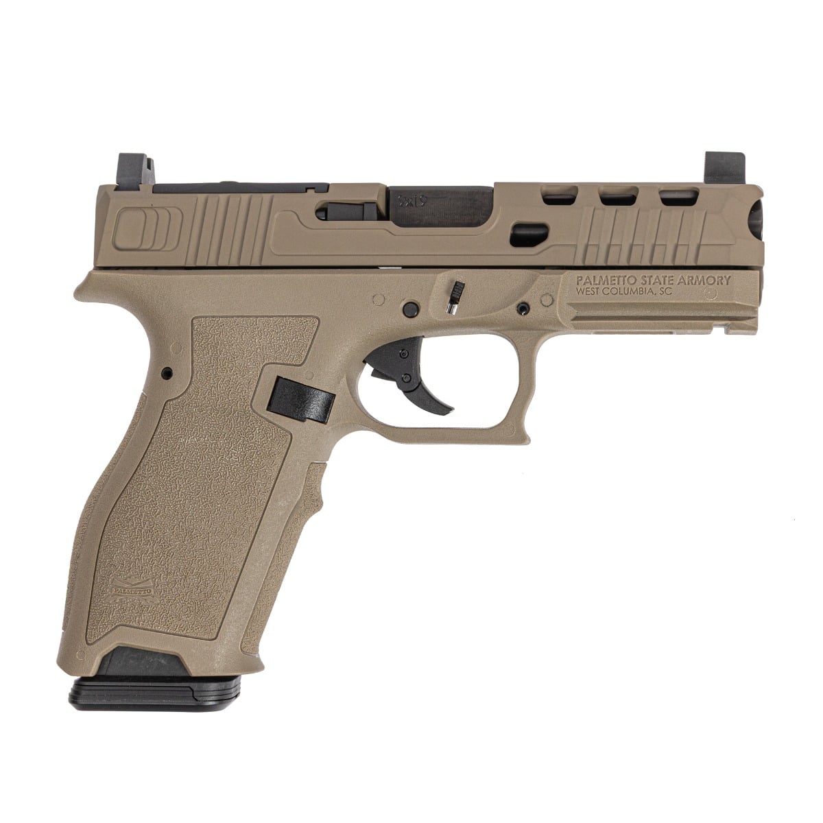 PSA Dagger Full Size - S 9mm Pistol With SWRV2 RMR Slide & Non Threaded Barrel, Flat Dark Earth