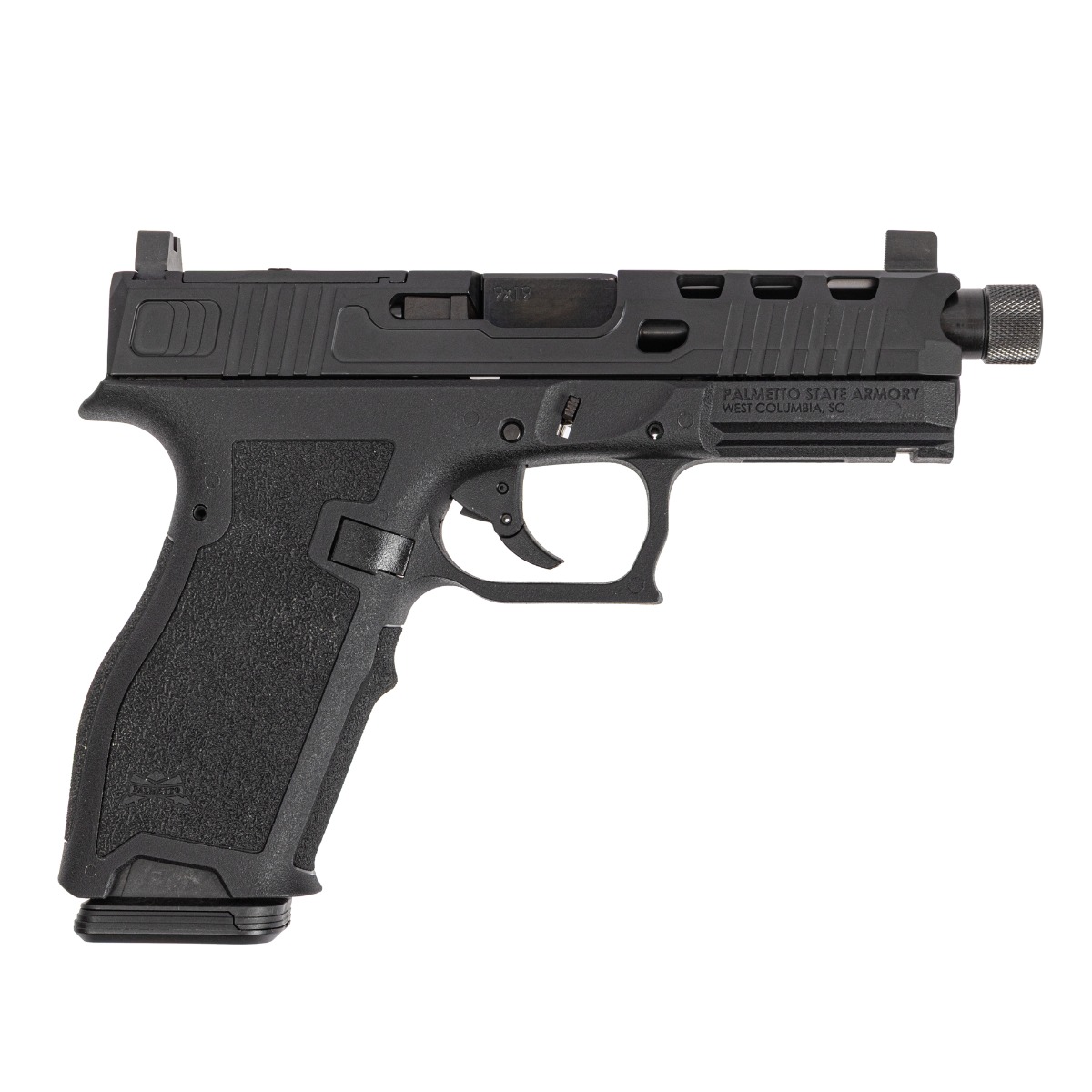 PSA Dagger Full Size - S 9mm Pistol With SWRV2 RMR Slide & Threaded Barrel, Black