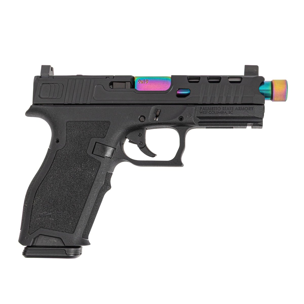 PSA Dagger Full Size - S 9mm Pistol With SWRV2 RMR Slide & Chameleon Threaded Barrel, Black