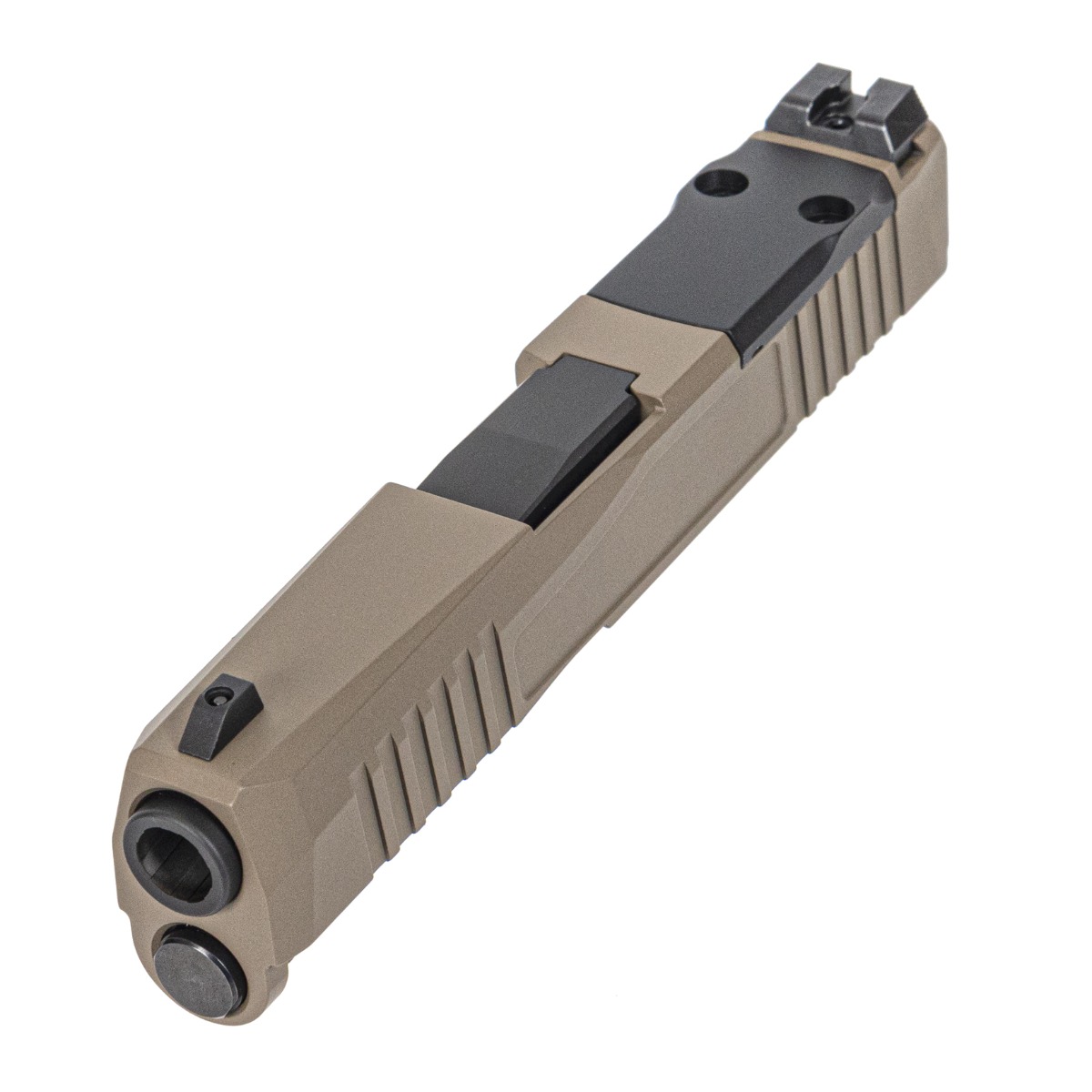 PSA Dagger Micro Complete Slide Assembly w/ Non-Threaded Barrel - Shield Cut, Flat Dark Earth - Palmetto State Armory