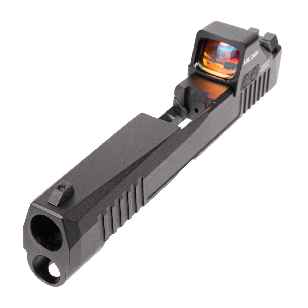 PSA Dagger Micro X-1 Complete Slide Assembly, Optics Ready Shield Cut, W/Holosun 407k, Black - Palmetto State Armory