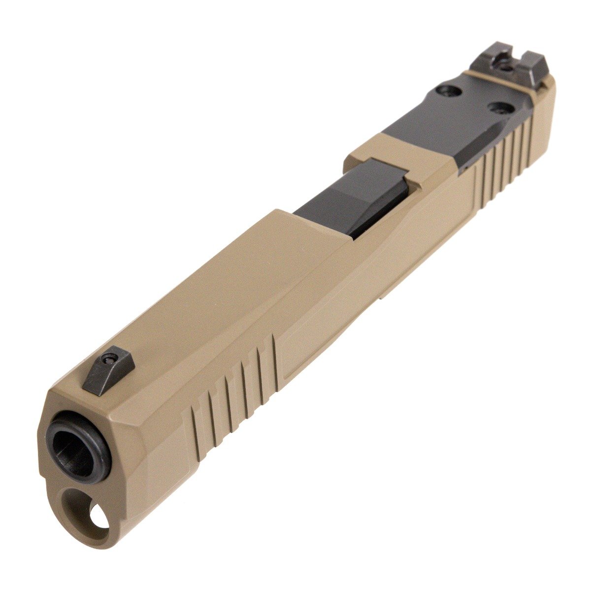 PSA Dagger Micro X-1 Complete Slide Assembly W/Non-Threaded Barrel, Shield Cut, Flat Dark Earth