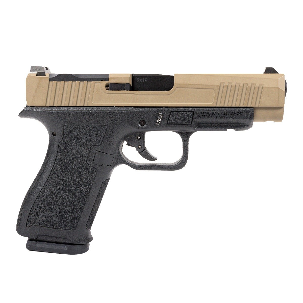 PSA Dagger Micro X-1 9mm Pistol - Shield Cut, Non-Threaded Barrel, FDE Slide, 2-Tone - Palmetto State Armory