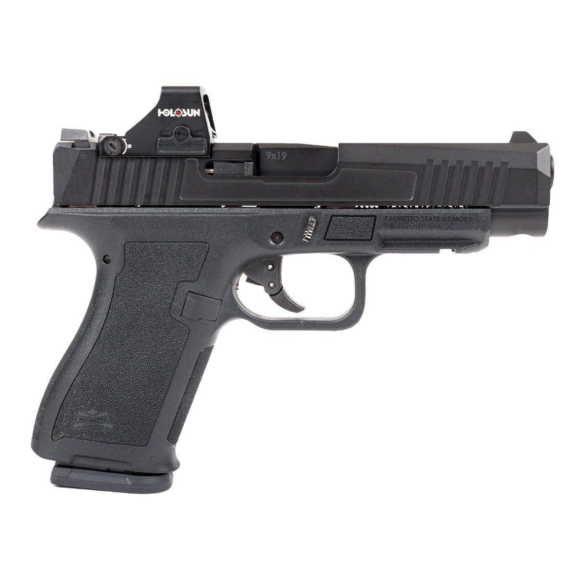 PSA Dagger Micro X-1 9mm Pistol -Shield Cut, Non-Threaded Barrel W/Holosun 407k, Black - Palmetto State Armory