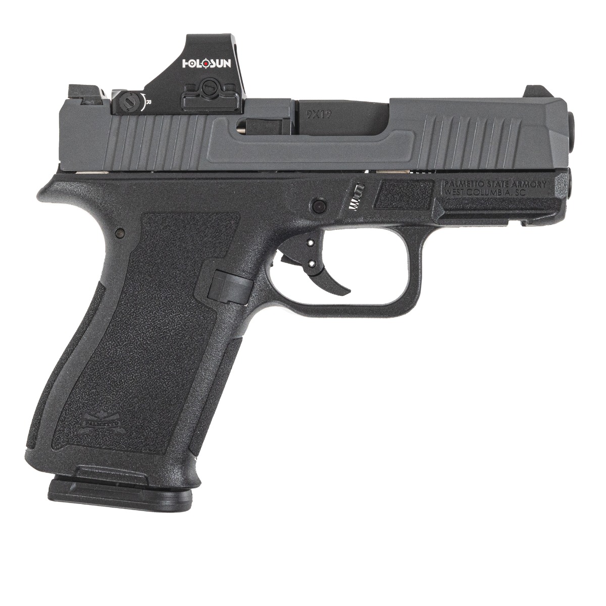 PSA Dagger Micro 9mm Pistol - Shield Cut W/Holosun 407k, Gray Slide, 2-Tone - Palmetto State Armory