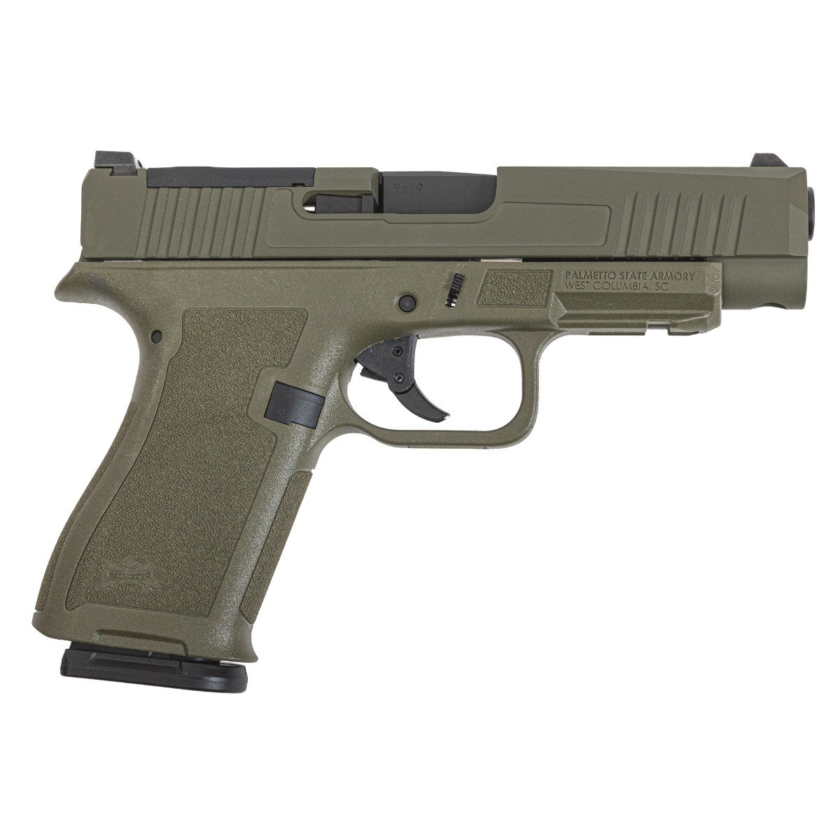 PSA Dagger Micro X-1 9mm Pistol - Shield Cut, Non Threaded Barrel, Sniper Green - Palmetto State Armory