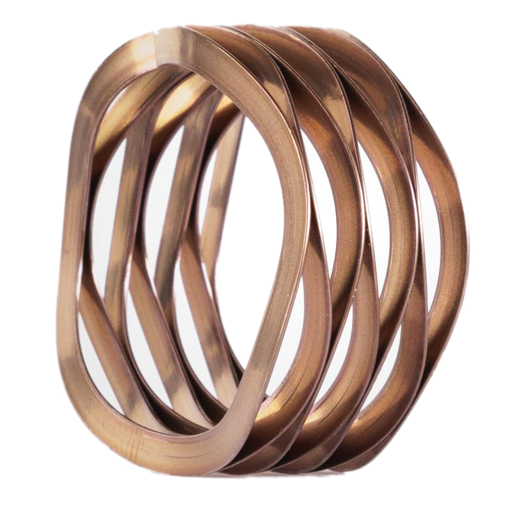 Dead Air Wave Spring, Stainless - Dead Air
