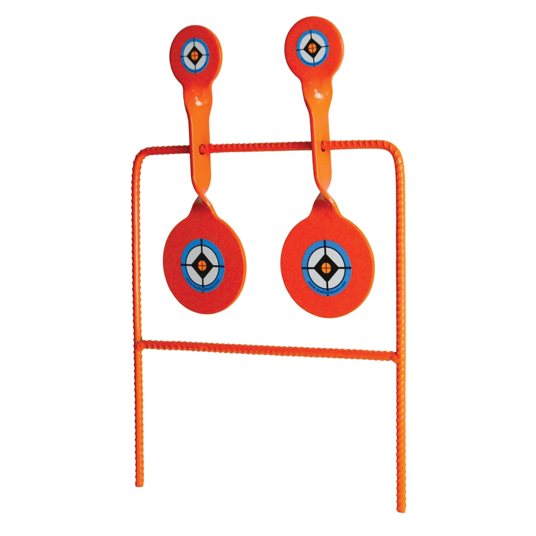 Do-All Outdoors 2.25"/3.50" .22 Cal Double Rebar Spinner Target 10.50" x 16.50" - Do-All Outdoors