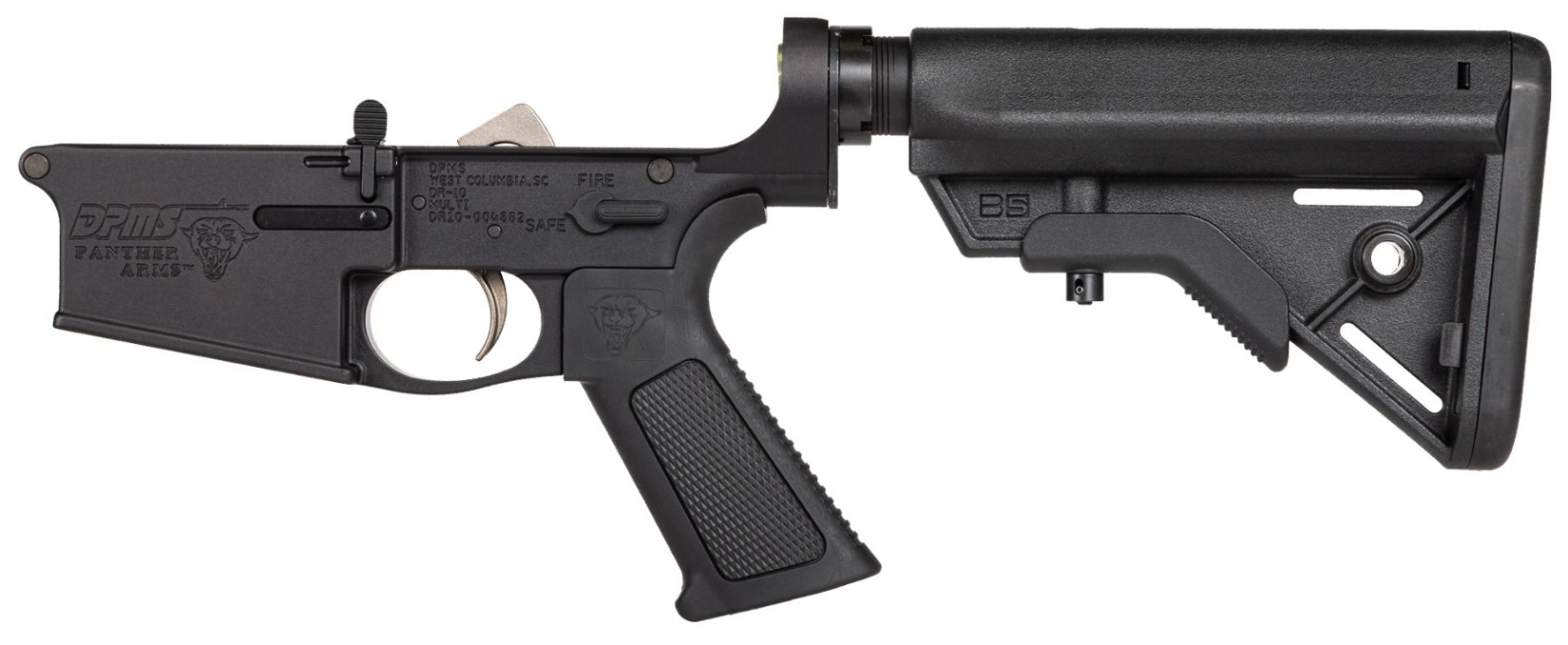 AR-10 B5 Complete Lower, Black - Dpms