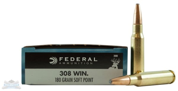 Federal 308 180gr SP Power-Shok 20 Rounds Ammunition - 308B