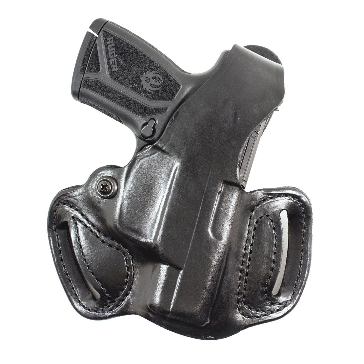 Desantis Gunhide Thumb Break Mini Slide Smith & Wesson Bodyguard OWB Holster Right Leather, Black