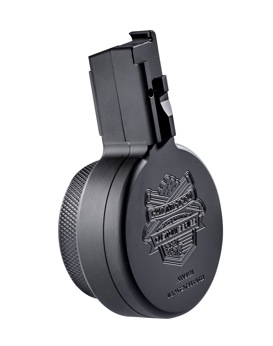PSA Custom 50 Round Billet AKV/CZ Drum Magazine by F5, Black - Psa Custom