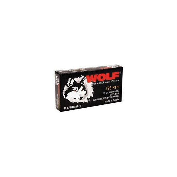 Wolf Polyformance .223 Remington 55 gr FMJ 20rds - Wolf