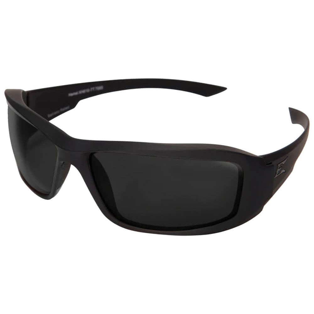 Edge Eyewear Hamel Safety Glasses, Black/Smoke Polarized Vapor Shield Anti-Fog