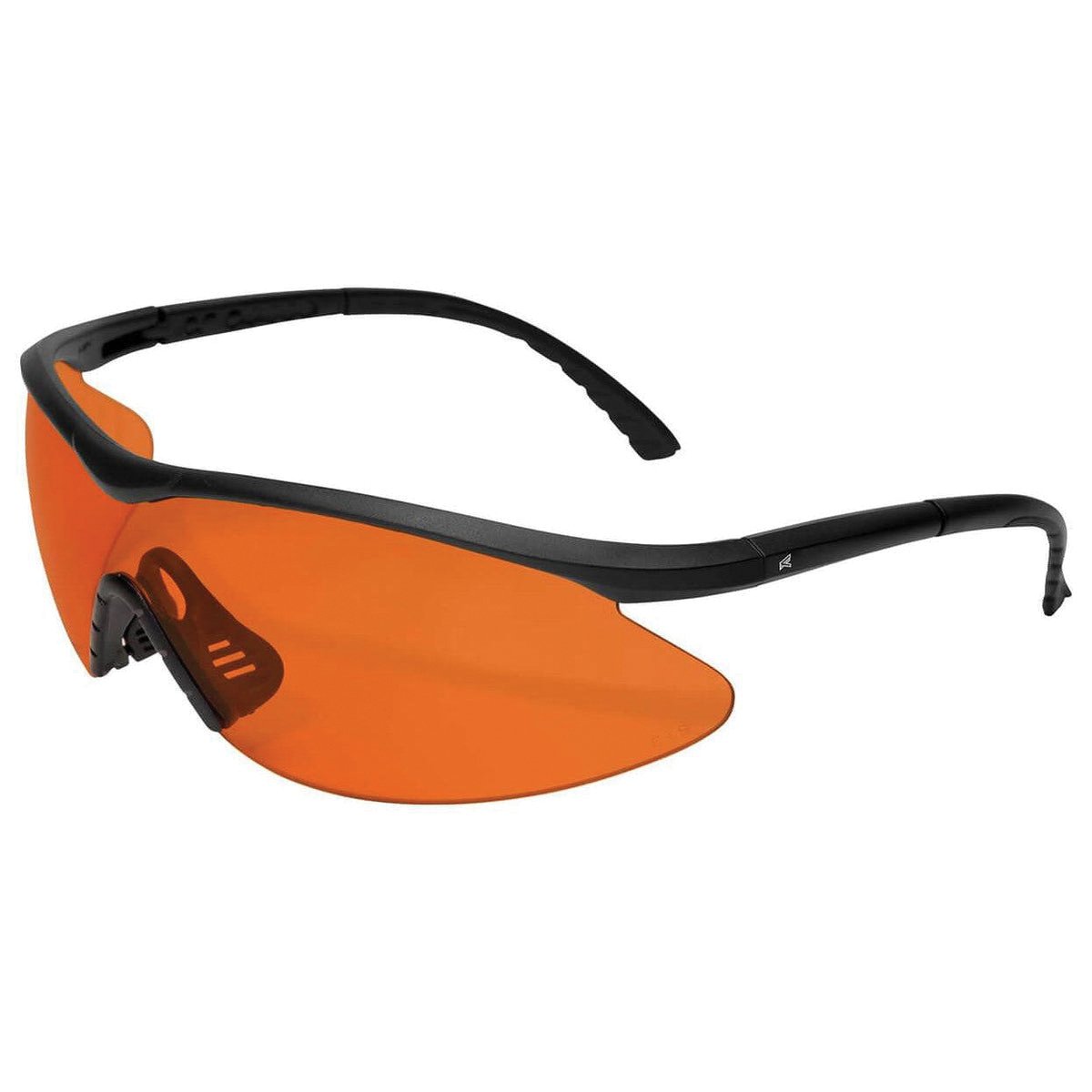 Edge Eyewear Fastlink Safety Glasses, Black/Orange Tiger's Eye Vapor Shield Anti-Fog - Edge Eyewear