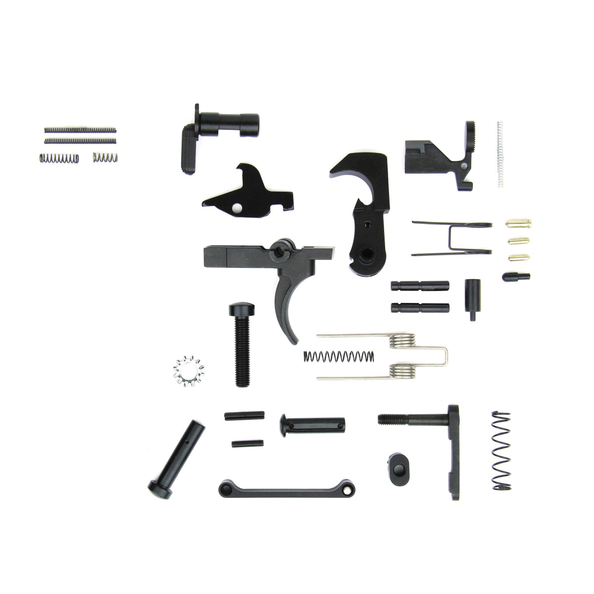 TacFire Lower Parts Kit, Black - Tacfire