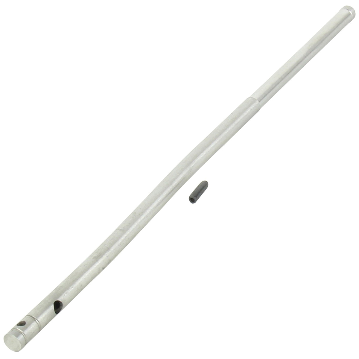 TacFire Pistol-Length Micro Gas Tube w/Pin 5.25", Silver - Tacfire