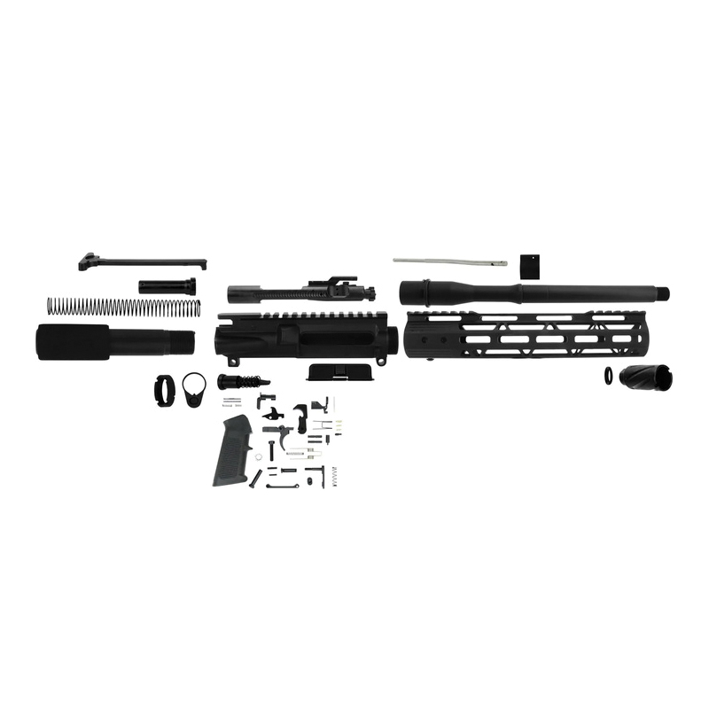 TacFire AR-300 Unassembled Pistol Build Kit, Black