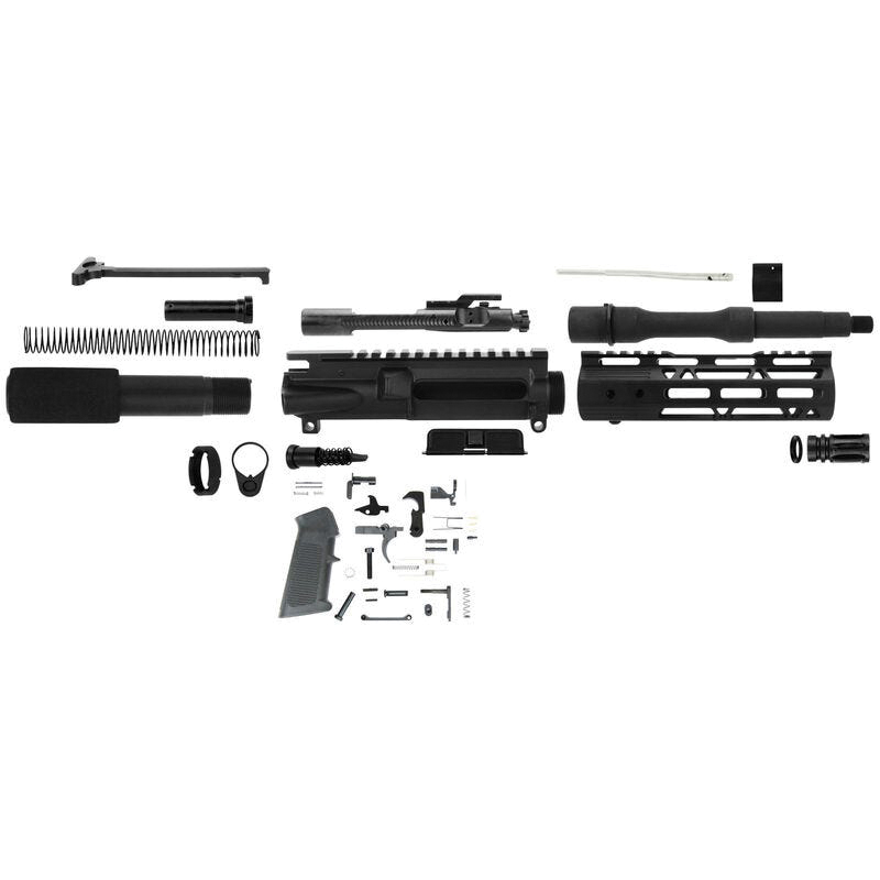 TacFire AR-15 Complete Pistol Build Kit, Black - Tacfire