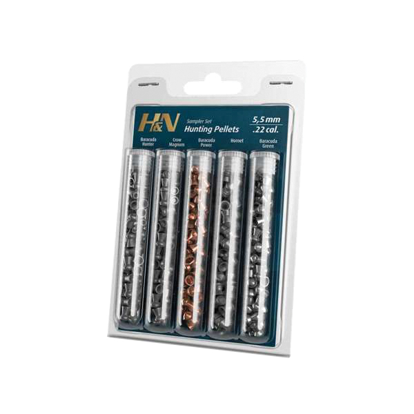 H&N H&N Hunting-Sampler Type II .22 Cal 5-Type Airgun Pellet