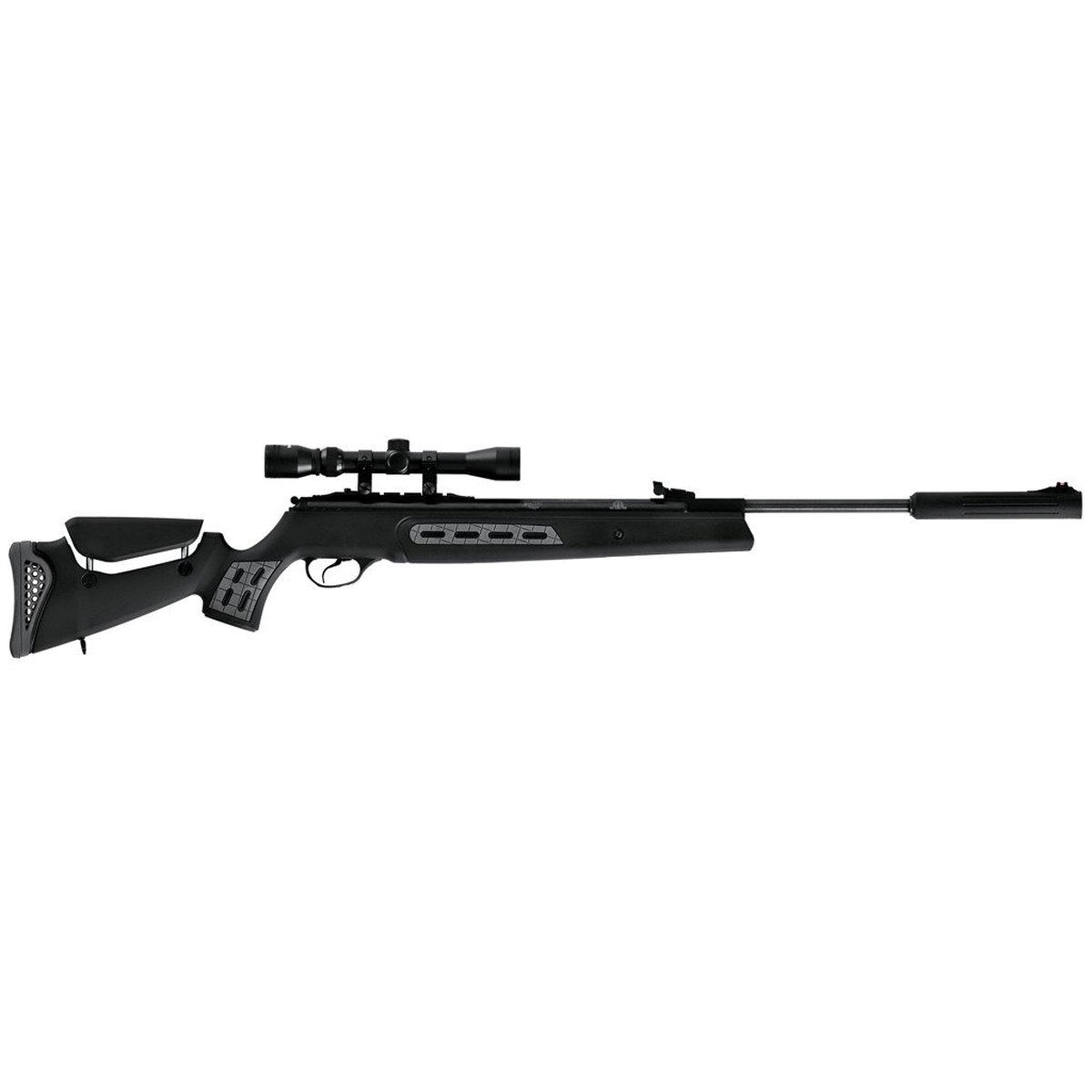 Hatsan USA 125 Spring Sniper Combo .25 Cal 14.20", Black