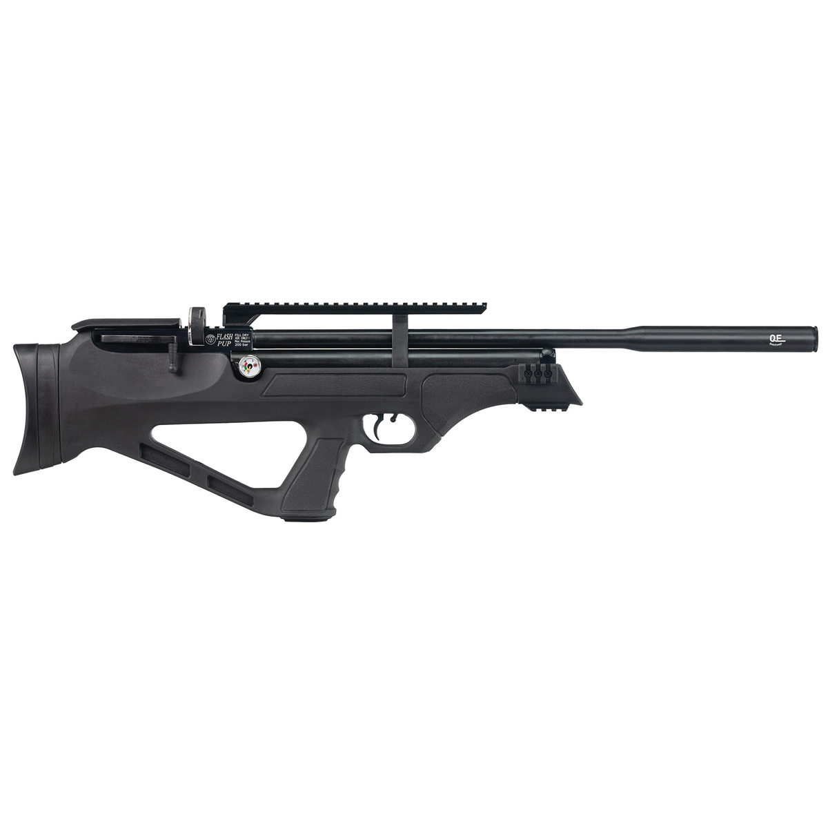 Hatsan USA FlashPup SYN QE .22 Cal 17.70", Black - Hatsan Usa