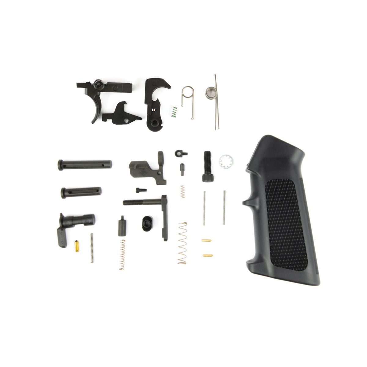Alex Pro Firearms Complete Lower Parts Kit, Black - Alex Pro Firearms