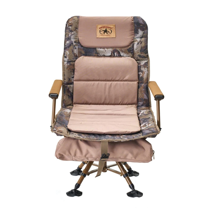 Rig Em Right Waterfowl 26" x 40" Hunting Chair, Gore Optifade Timber Camouflage 500 lb - Rig Em Right Waterfowl